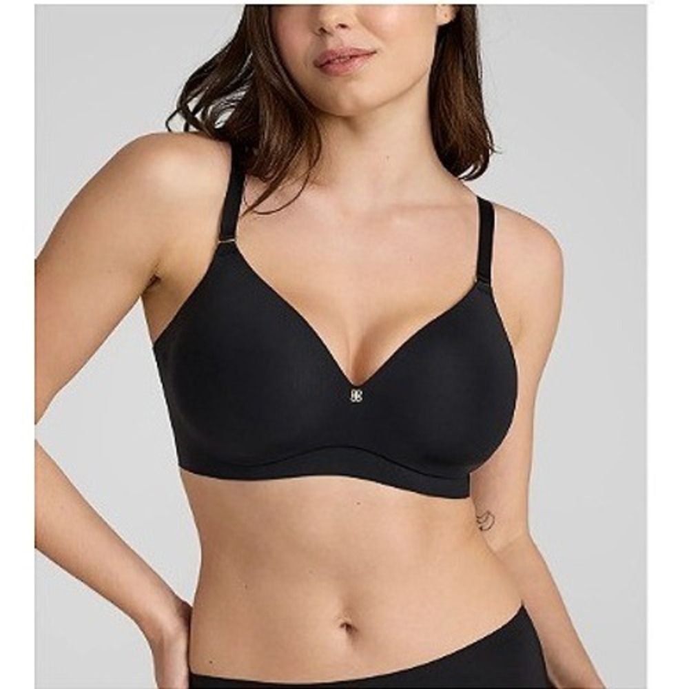 Honeylove Women Cloud Embrace Wire-Free T-Shirt Bra Black Size 36B BRBR00032 EUC